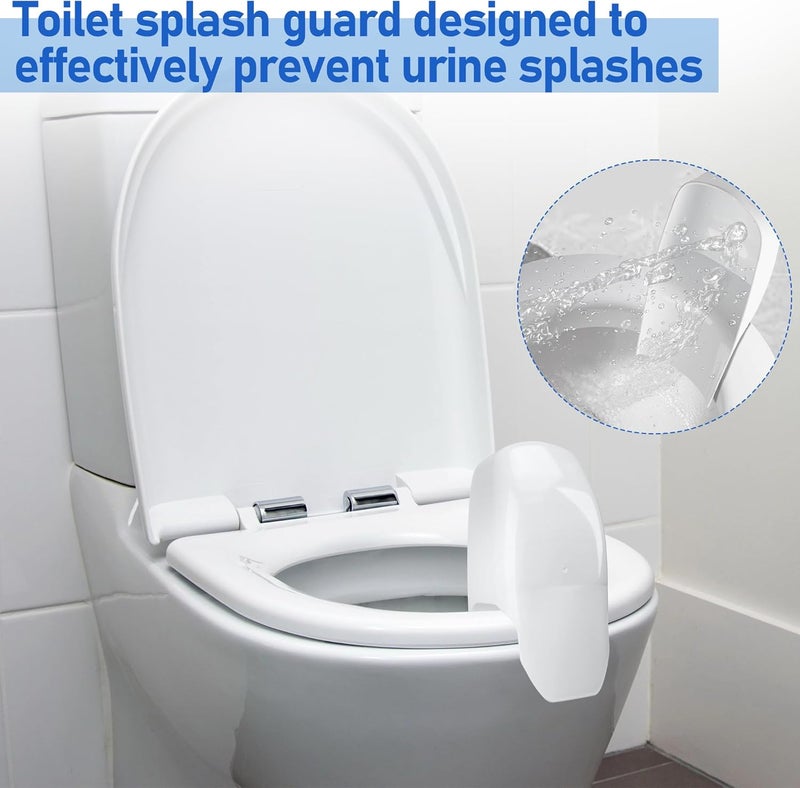 Pulems Toilet Splash Guard for Directs Urine Home Care Disability Elevated Training,Portable Restroom Pee Guard for Prevents Kids and Adult from Peeing Splash,Fits Most Toilet Seats - Image 1